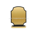 Stock Souvenir Wooden award plaque frame trophy